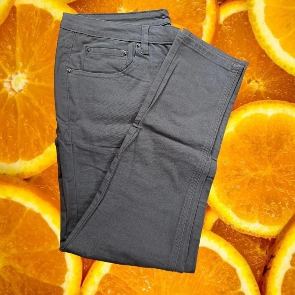 Under‎ U-510 Men's Pants, Gray Casual Everyday Canvas Trousers Size 28x27
